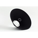 Μαύρο καπέλο λάμπας 45cm - Image 3