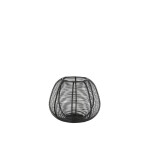 Μεταλλικό στρόγγυλο φανάρι συρμάτινο 18.5x15cm