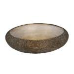 Πιατέλα χρυσή στρόγγυλη 60x15cm