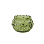Κηροπήγιο bubble ρεσώ Green 12.5x8.5cm