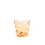 Κηροπήγιο ρεσώ curly peach 10x7x9cm