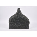 Κεραμικό μαύρο βάζο 35x36cm - Image 2