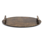 Μεταλλικός δίσκος bronze 34x20cm - Image 2