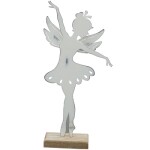 Λευκή Νεράιδα Μπαλαρίνα 13x5x27cm - Image 3
