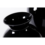 Μαύρο βάζο ανακλαστικό 70x36cm - Image 3