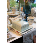 Πορσελάνινη βουτυριέρα Alice | Pale blue 14x9cm - Image 2