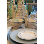 Πορσελάνινο lunch πιάτο Alice | Ice blue 23cm - Image 3