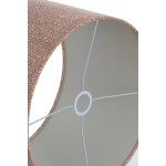 Καφέ καπέλο λάμπας βελούδινο 30x30x21cm - Image 4