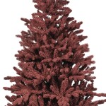 Χριστουγεννιάτικο δέντρο μπορντό 240x152cm - Image 2