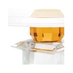 Κρυστάλλινη πιατέλα πορτοκαλί/ροζ 22x14cm - Image 2