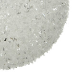 Λευκή μπάλα με glitter 10cm - Image 3