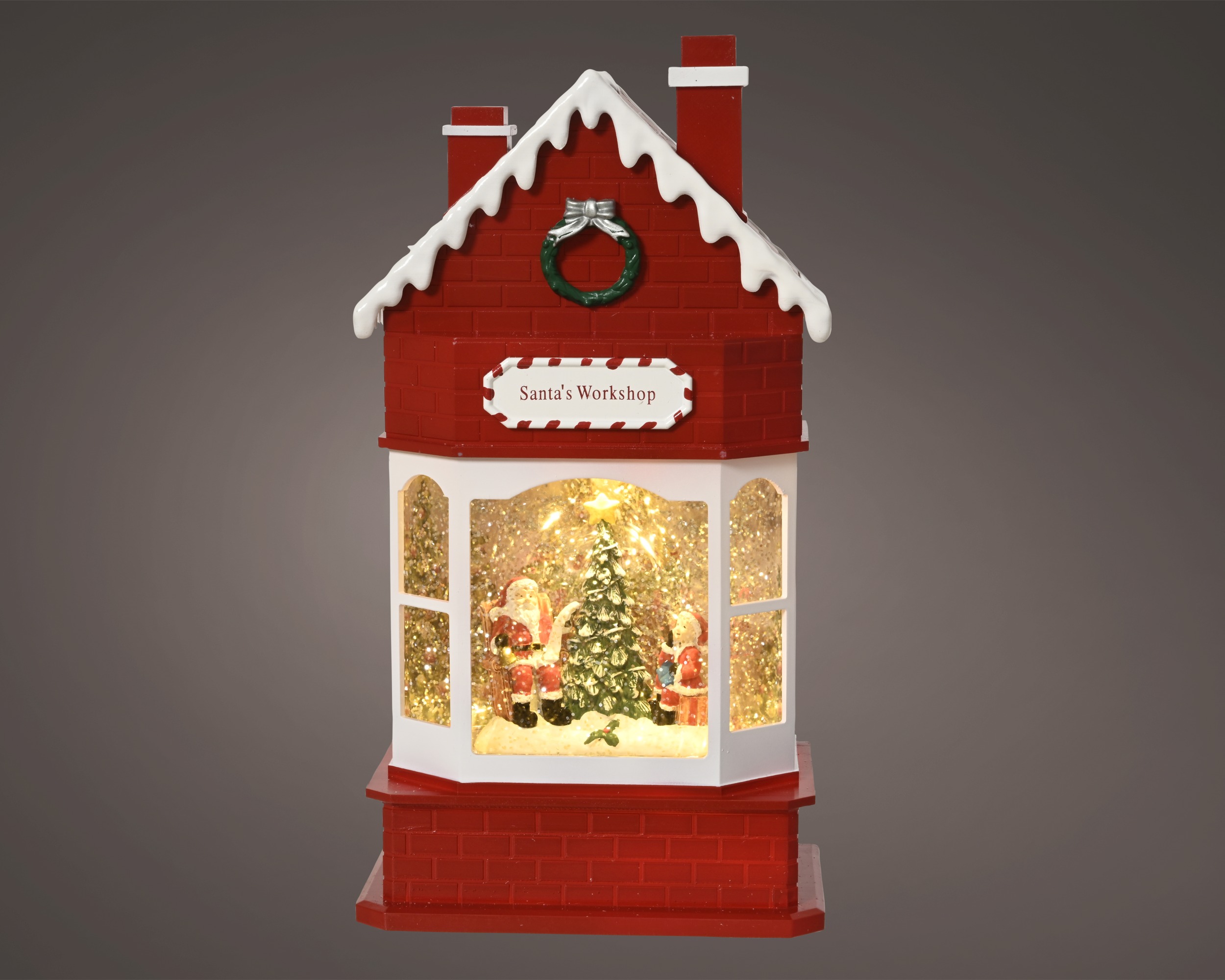 489051 Santa Workshop LED 29x15x9cm