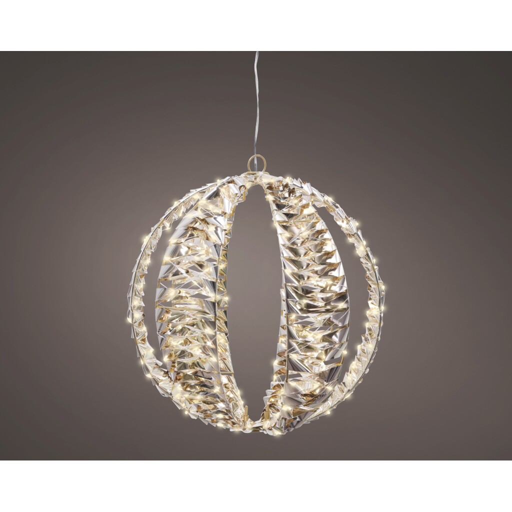 Χρυσή μπάλα LED 30cm