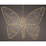 Πεταλούδα χρυσή LED 98x77cm