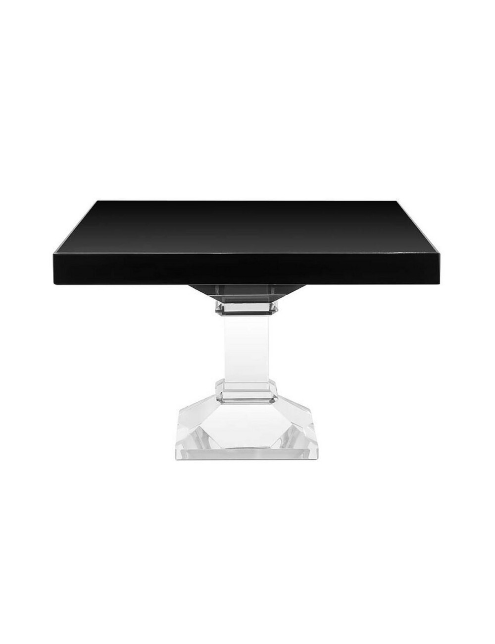 6010561 Κρυστάλλινο stand μαύρο 22x22x17cm