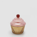 Αρωματικό κερί ροζ cupcake 14x12cm