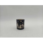 Μαύρο κηροπήγιο 13x10cm