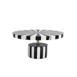 Ασπρόμαυρο cake stand 30x16cm